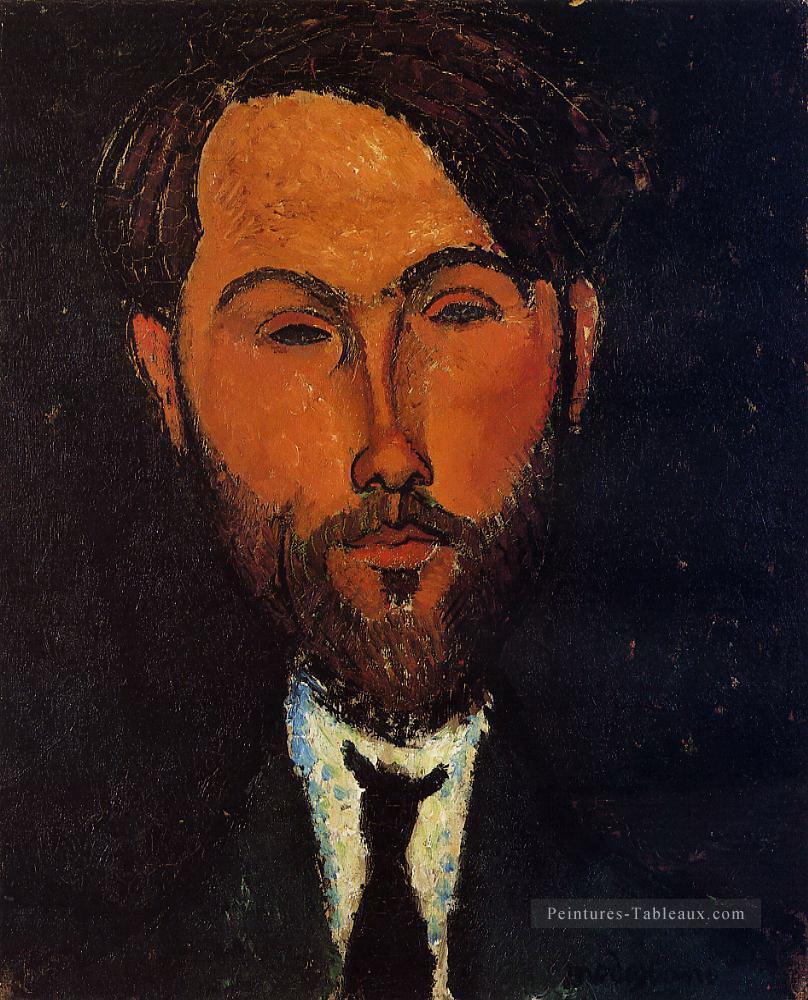 Portrait de Léopold Zborowski 1 Amedeo Modigliani Peintures à l'huile